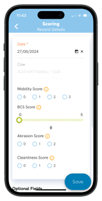 Mobility scoring