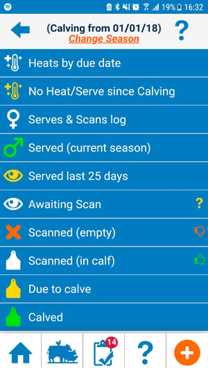 breeding module Herdwatch